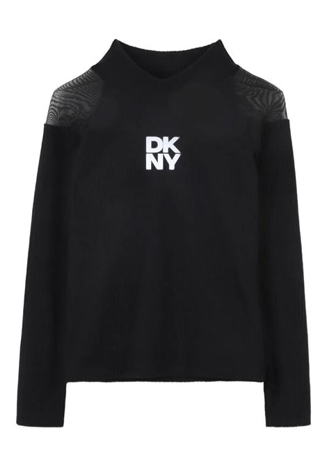 T-shirt con logo DKNY KIDS | D6241009B